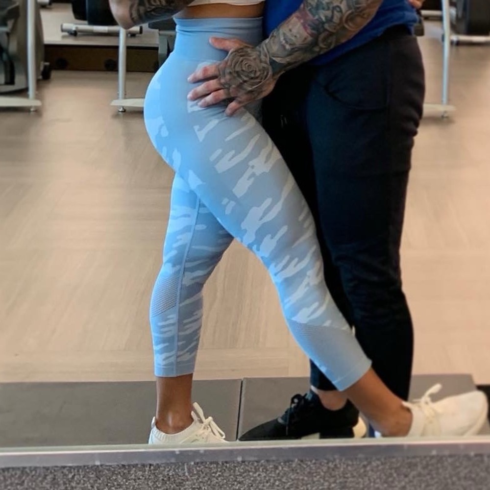 Ryderwear Blue Camo Leggings